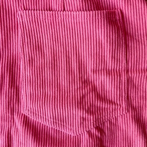 Pink Corduroy Mini Dress - Picture 8 of 12